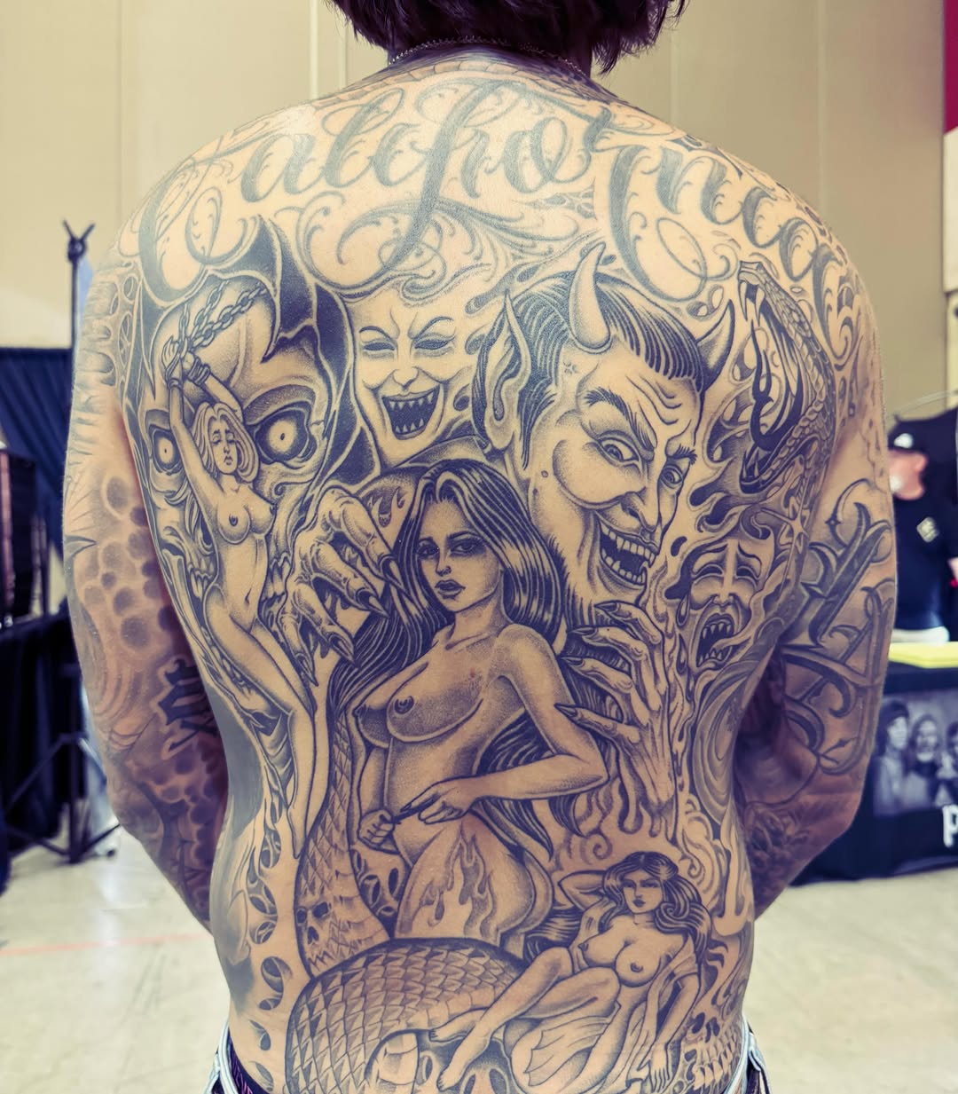 Tattoo by @chrisspriggs — chicano, black_and_grey
