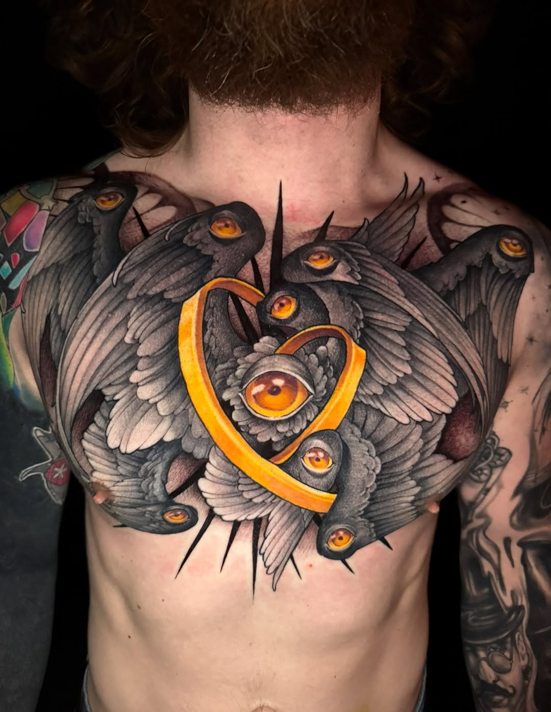 Tattoo by @persingtattoo — dark_realism, blackwork