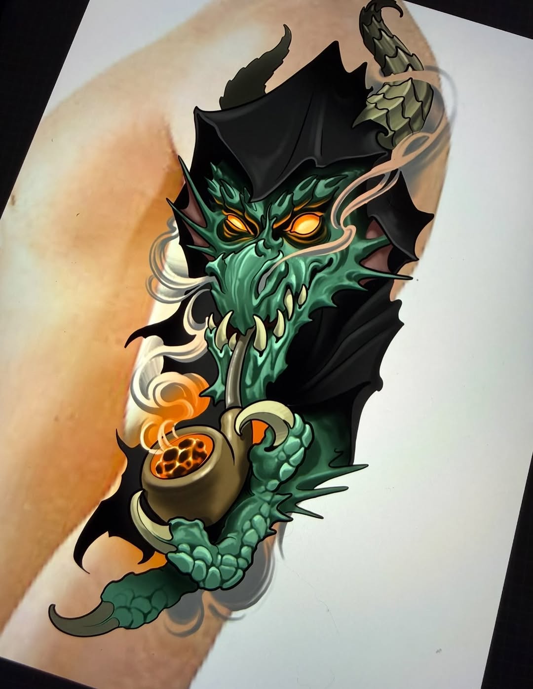 Tattoo by @persingtattoo — new_school