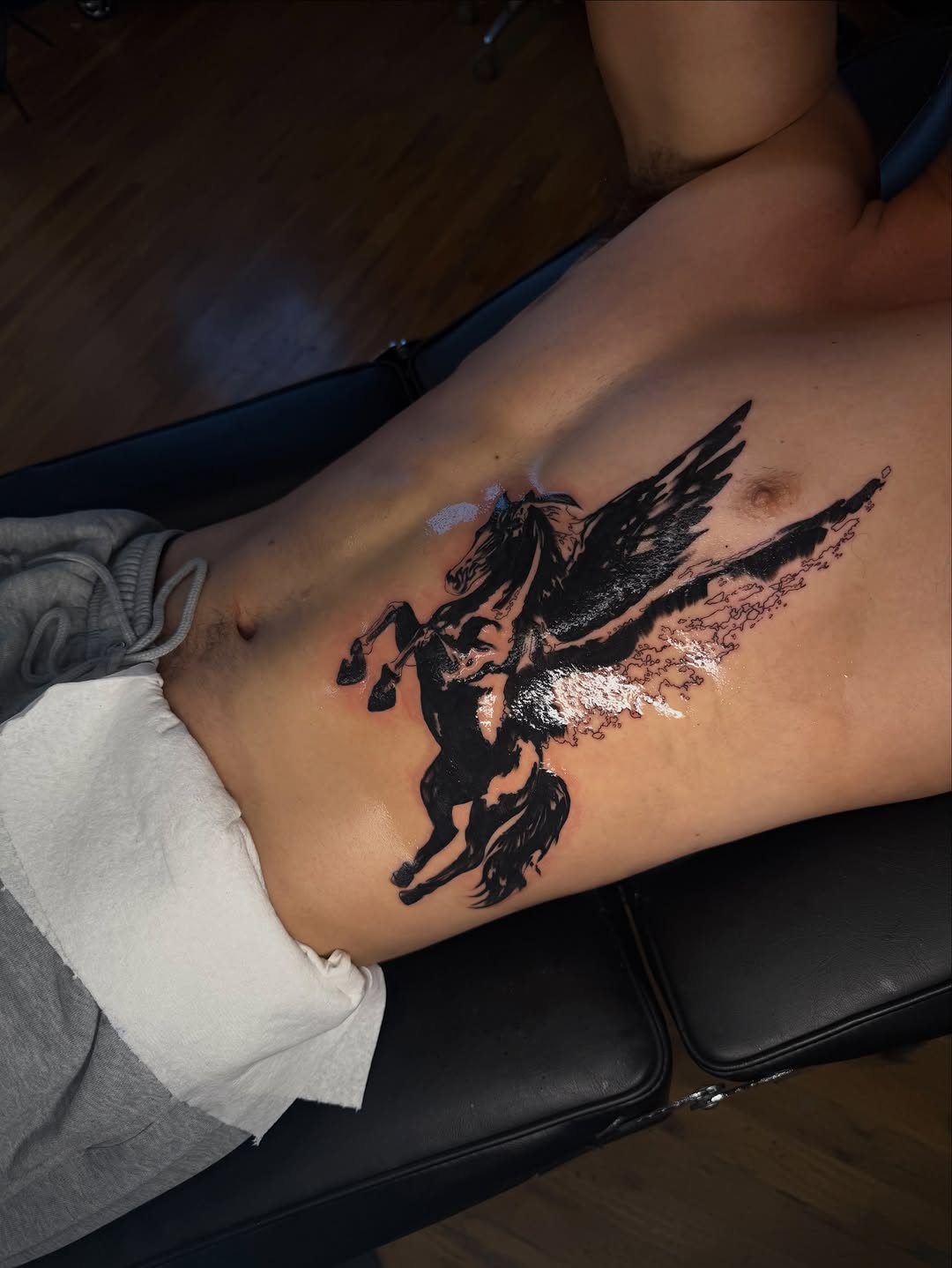 Tattoo by @islestattoos — blackwork
