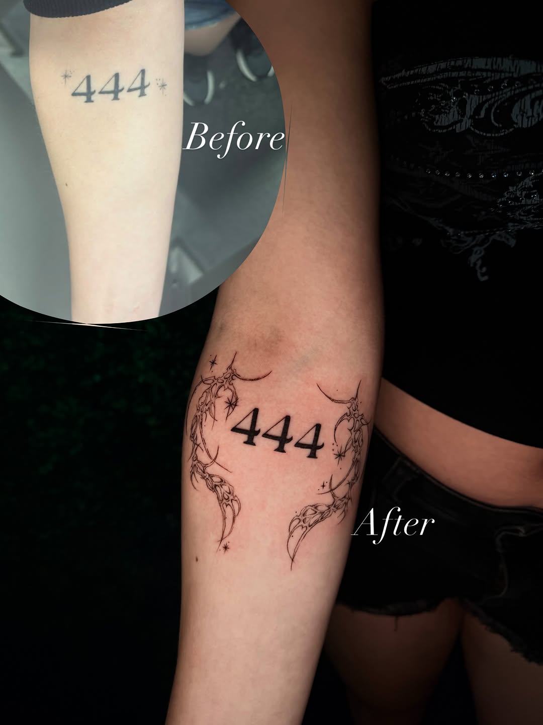 Tattoo by @bellaskytattoos — fine_line, lettering_script