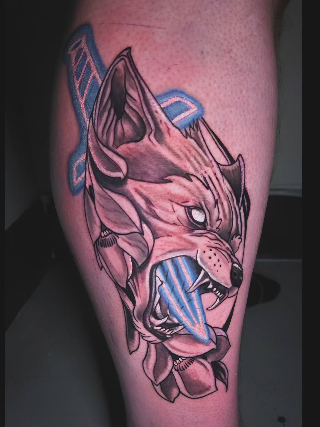 Tattoo by @goth_ross_502 — realism, black_and_grey