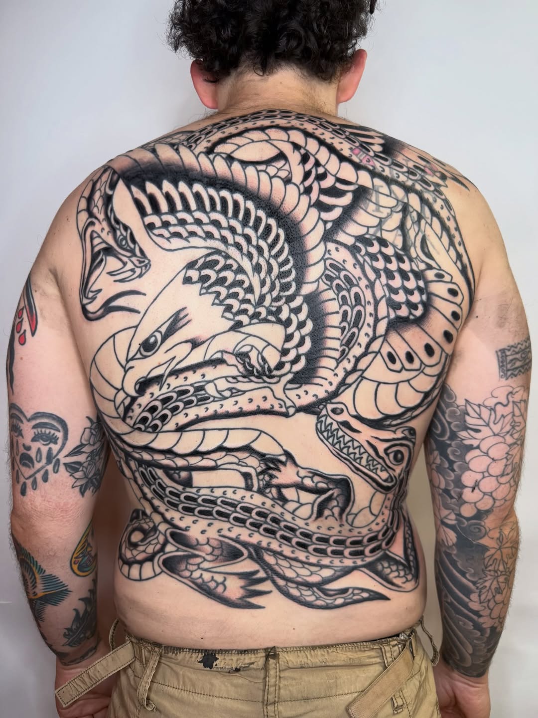Tattoo by @jacquirosetattoos — japanese_irezumi, black_and_grey