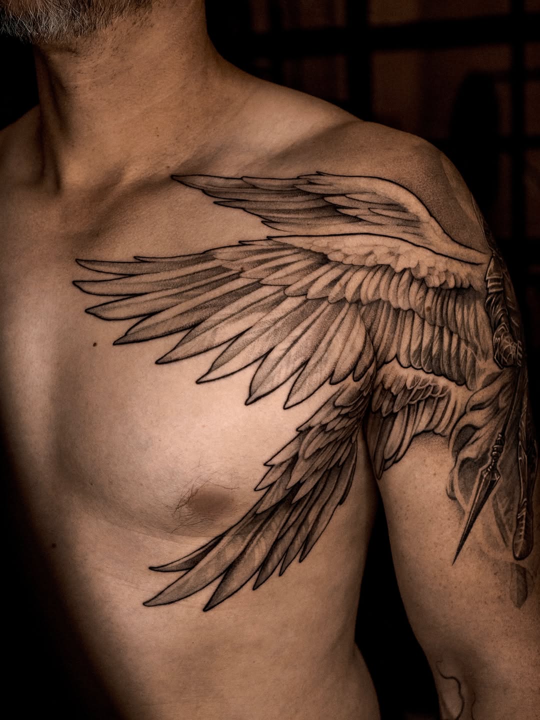 Tattoo by @leonova.tattoo — black_and_grey, realism