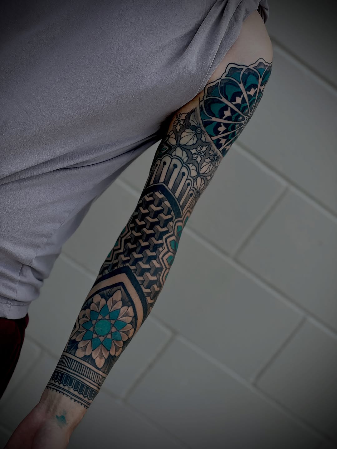 Tattoo by @paul.t.schulz_tattoos — geometric, ornamental