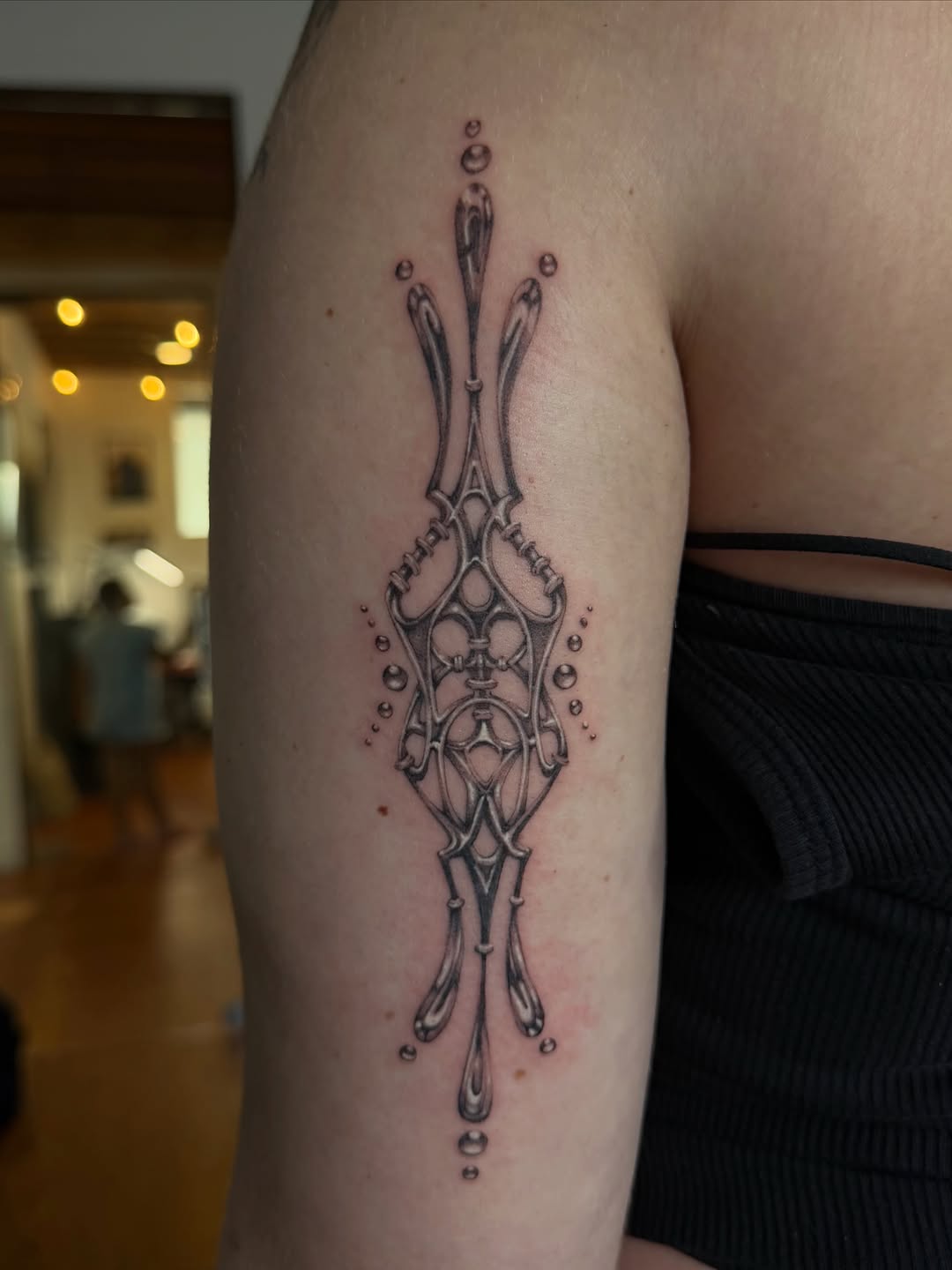 Tattoo by @loorrnn — ornamental, black_and_grey