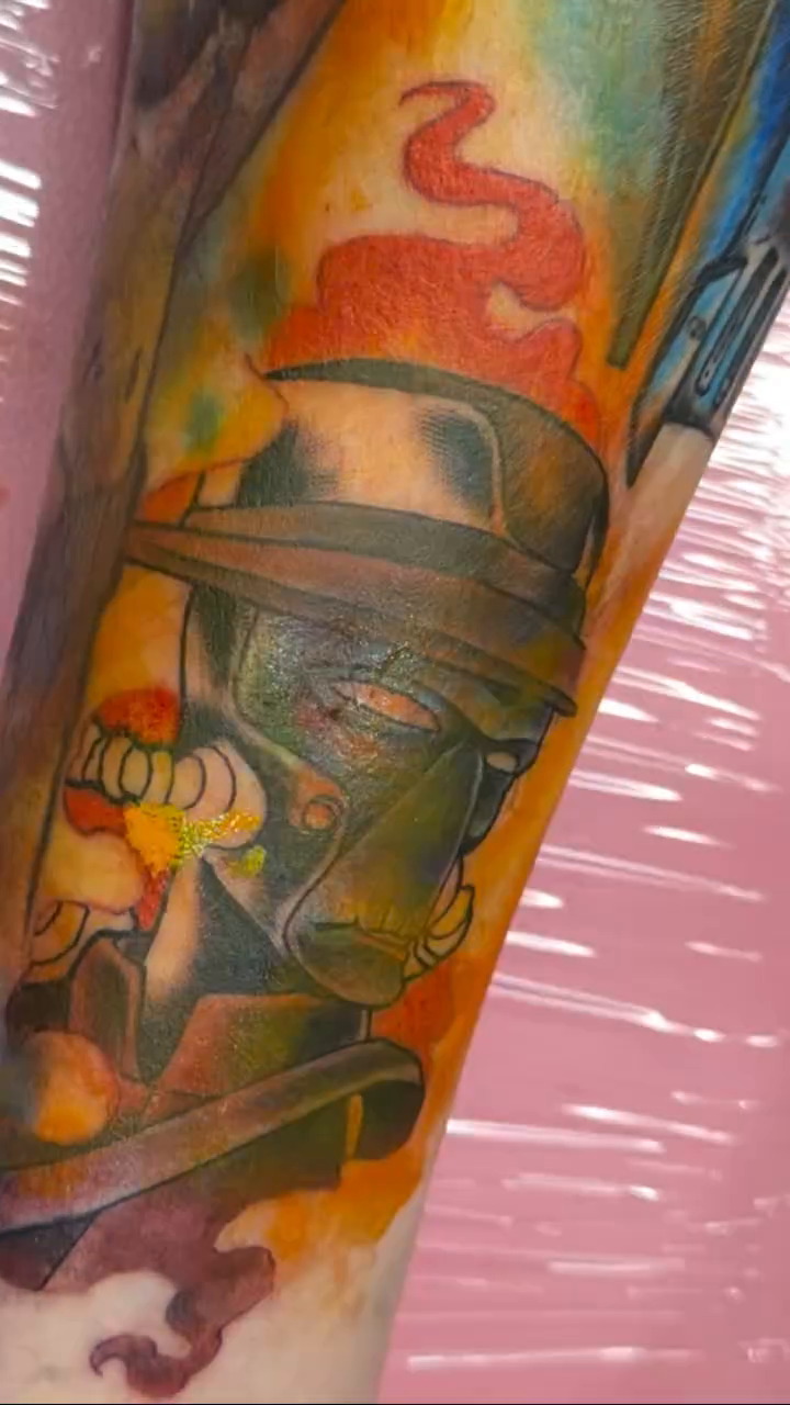 Tattoo by @erintattoos — realism, trash_polka