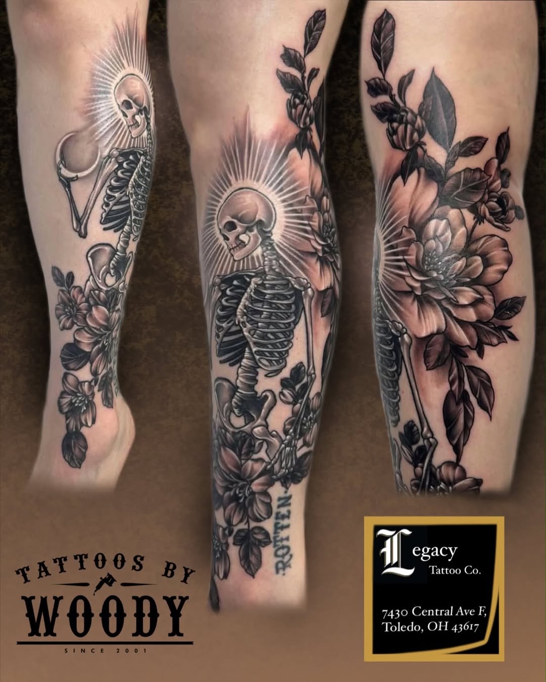 Tattoo by @tattoosbywoody — black_and_grey, realism