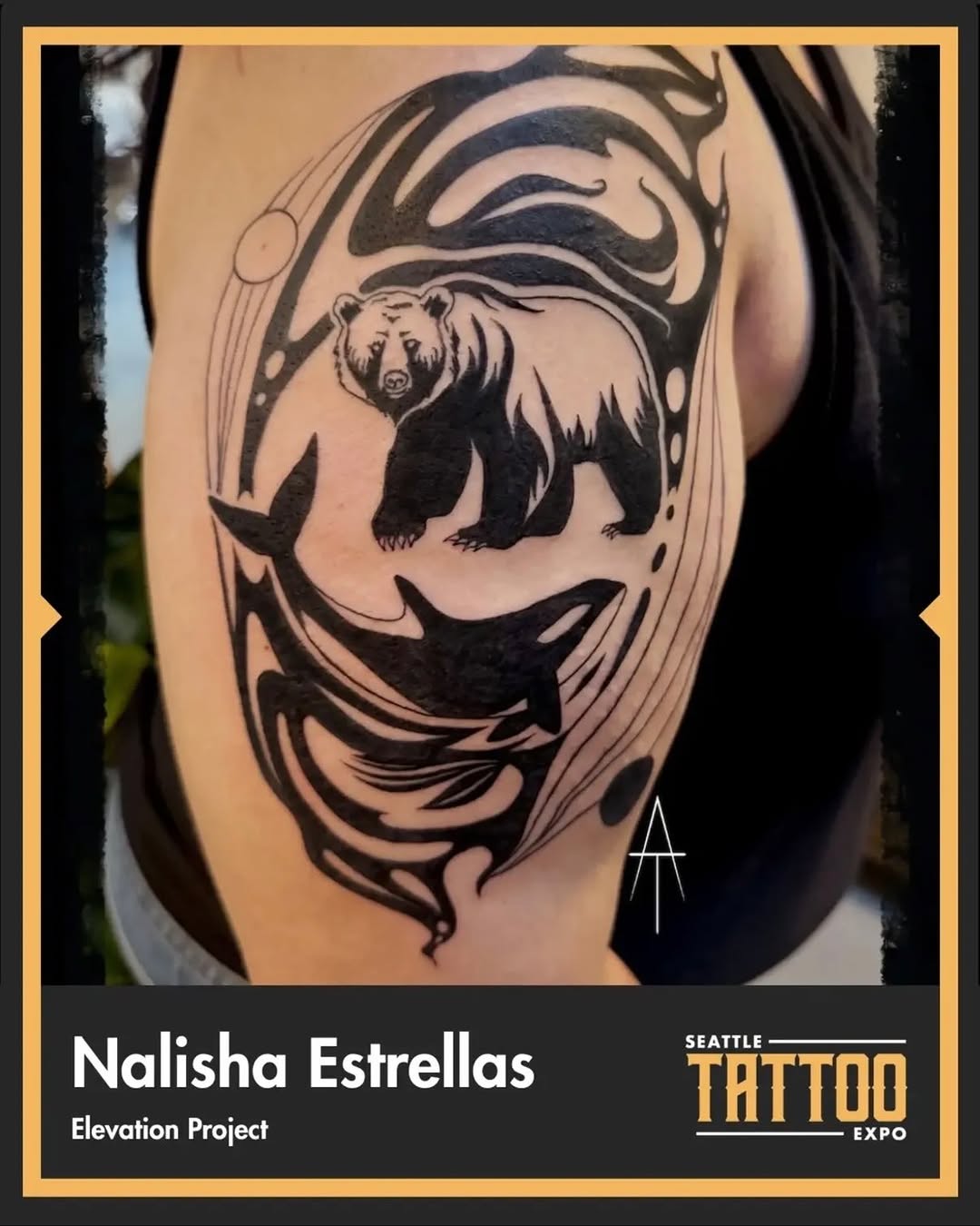 Tattoo by @apogee_tattoo — blackwork, realism