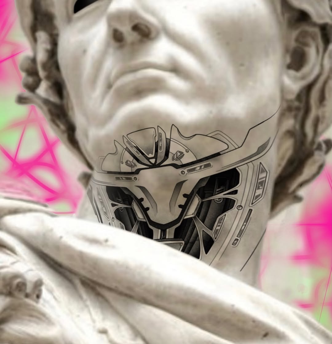 Tattoo by @wes_does_stuff — black_and_grey, geometric