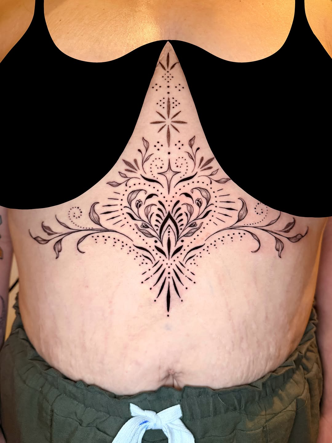 Tattoo by @staytruetat2 — ornamental, dotwork