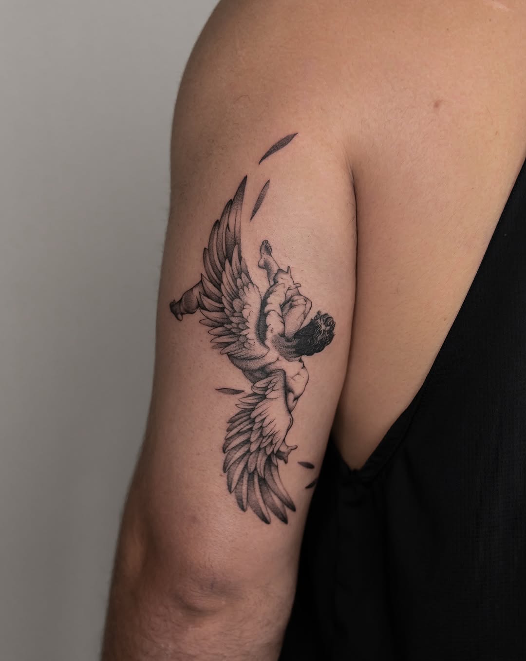 Tattoo by @tyswork — black_and_grey, realism
