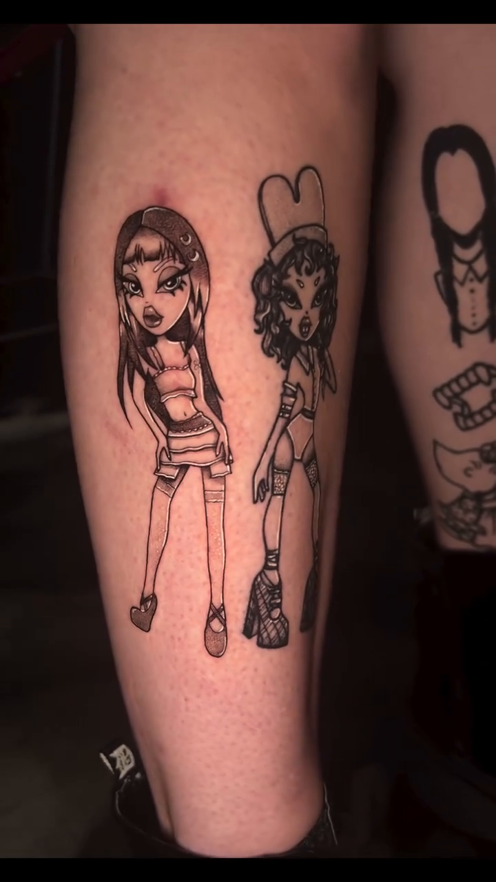 Tattoo by @kastle.pokes — anime