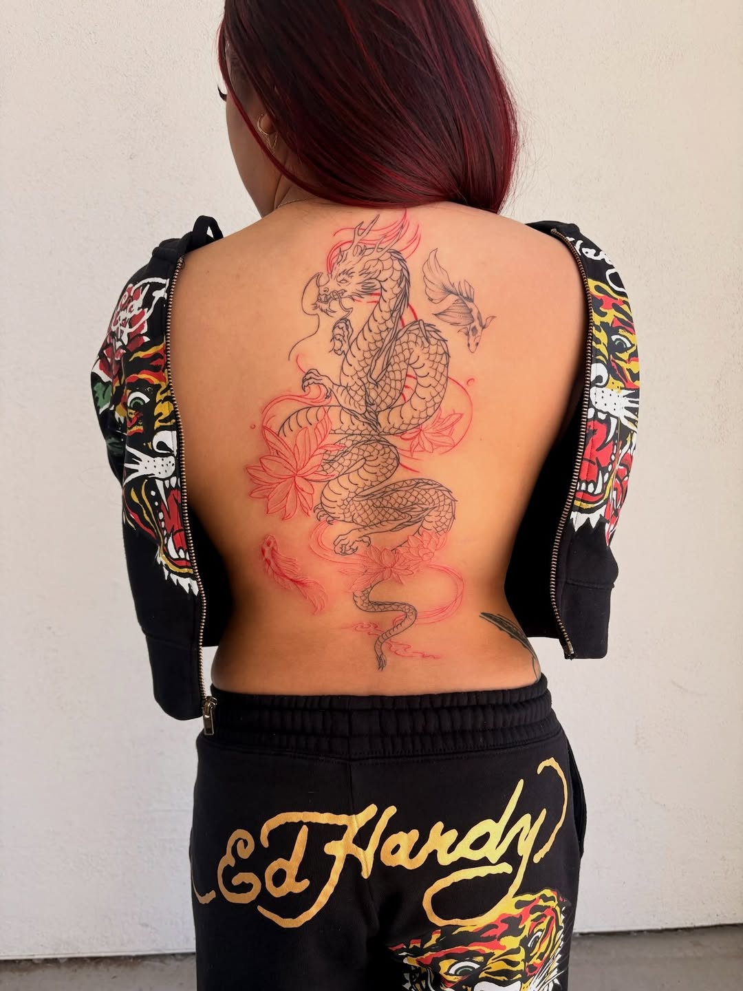 Tattoo by @_tatistatts β japanese_irezumi, black_and_grey