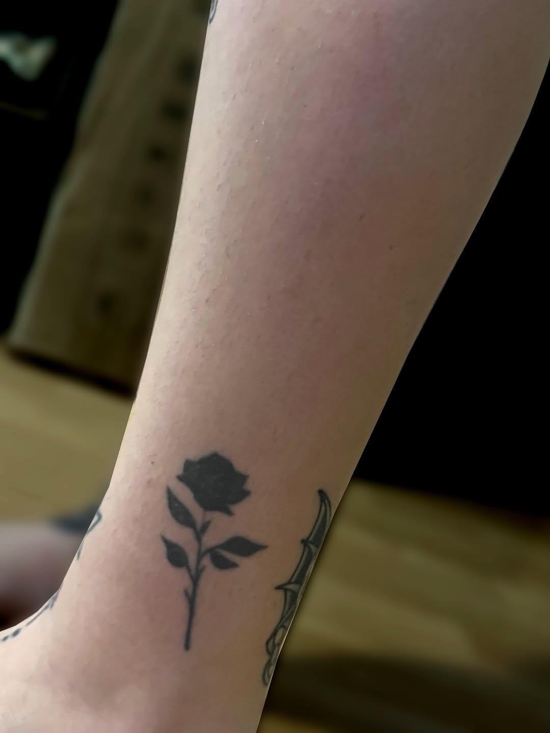 Tattoo by @brandontattoos — blackwork