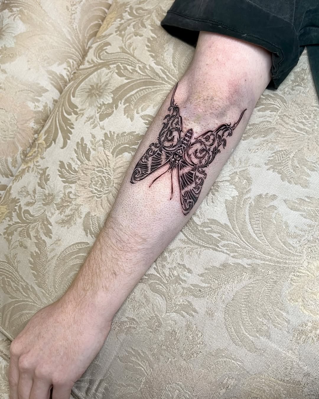 Tattoo by @inklore_ β blackwork, ornamental