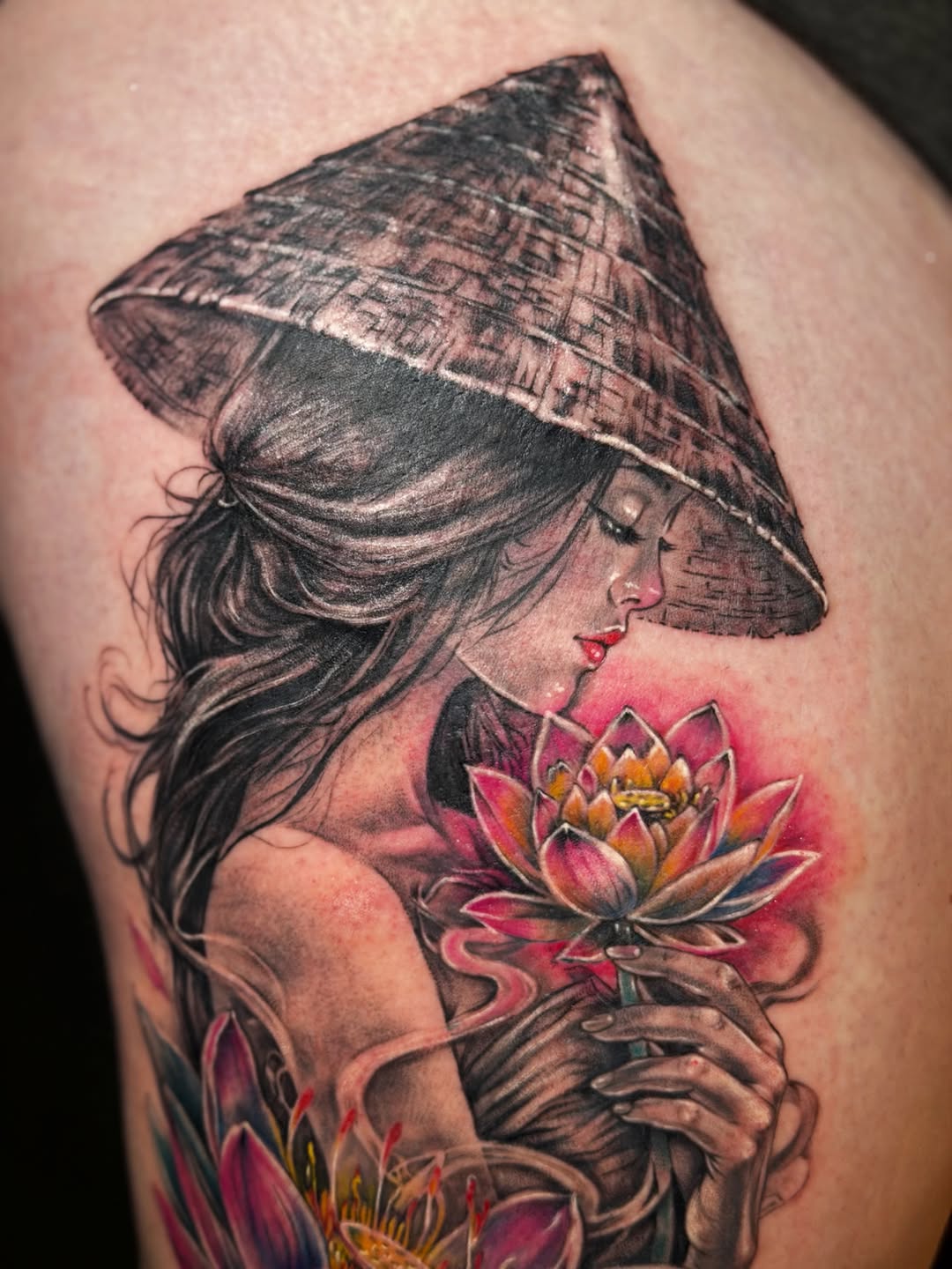 Tattoo by @tattooartistalina — realism, black_and_grey