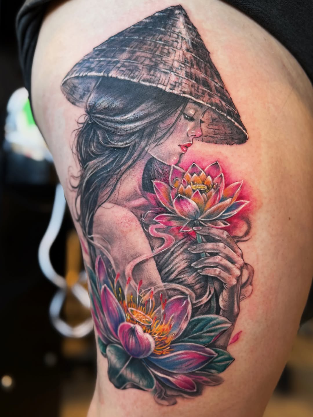 Tattoo by @tattooartistalina — realism, japanese_irezumi