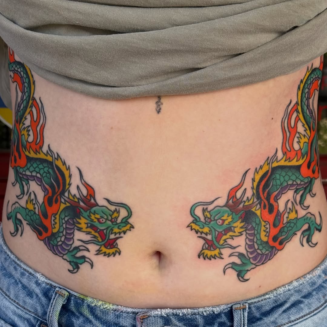 Tattoo by @kayzzentat2 — japanese_irezumi, american_traditional