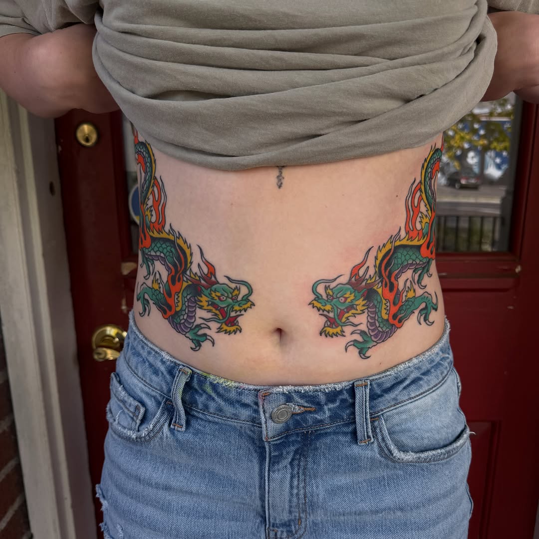 Tattoo by @kayzzentat2 — japanese_irezumi, american_traditional