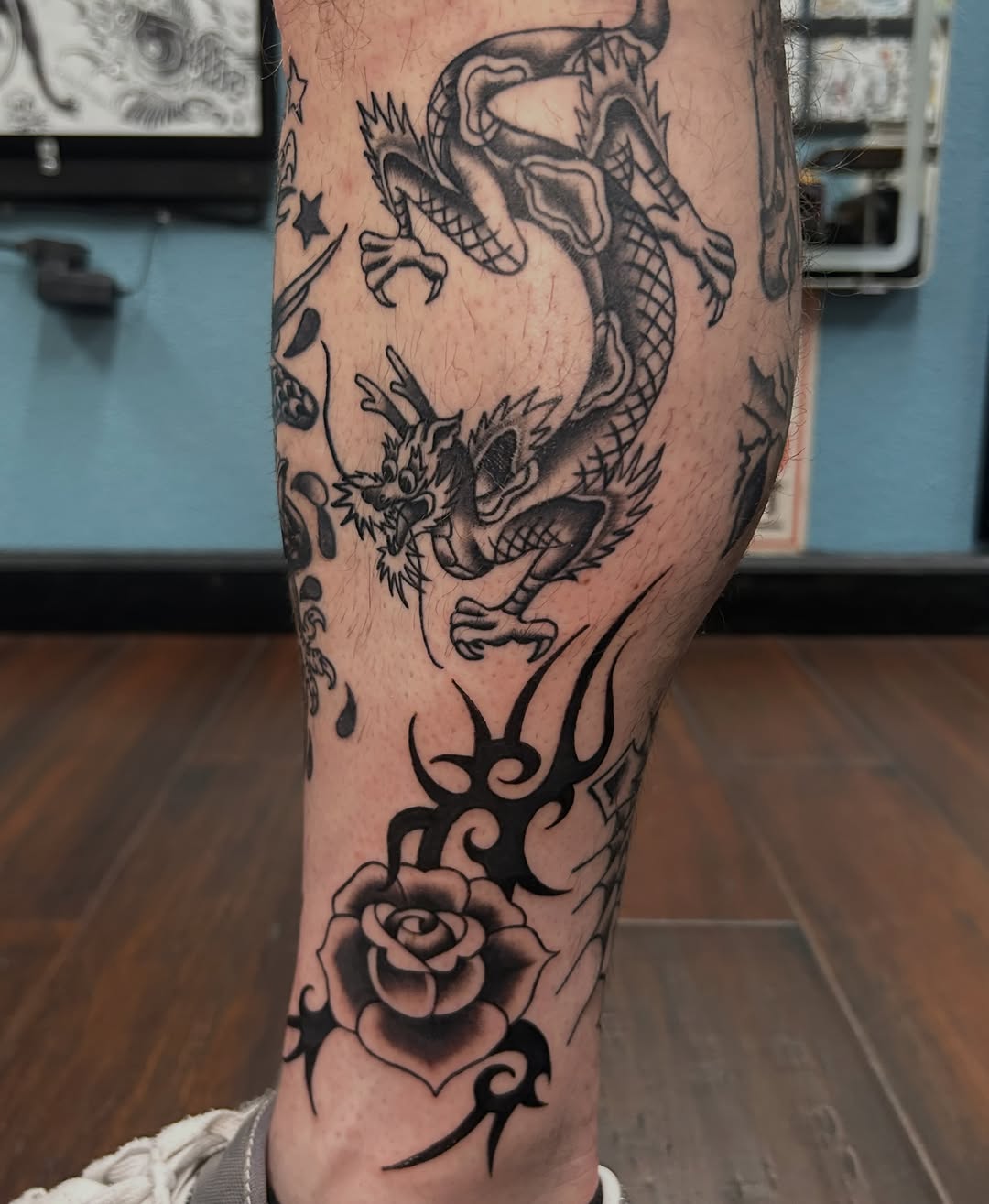 Tattoo by @bugs.n.ink — japanese_irezumi, american_traditional