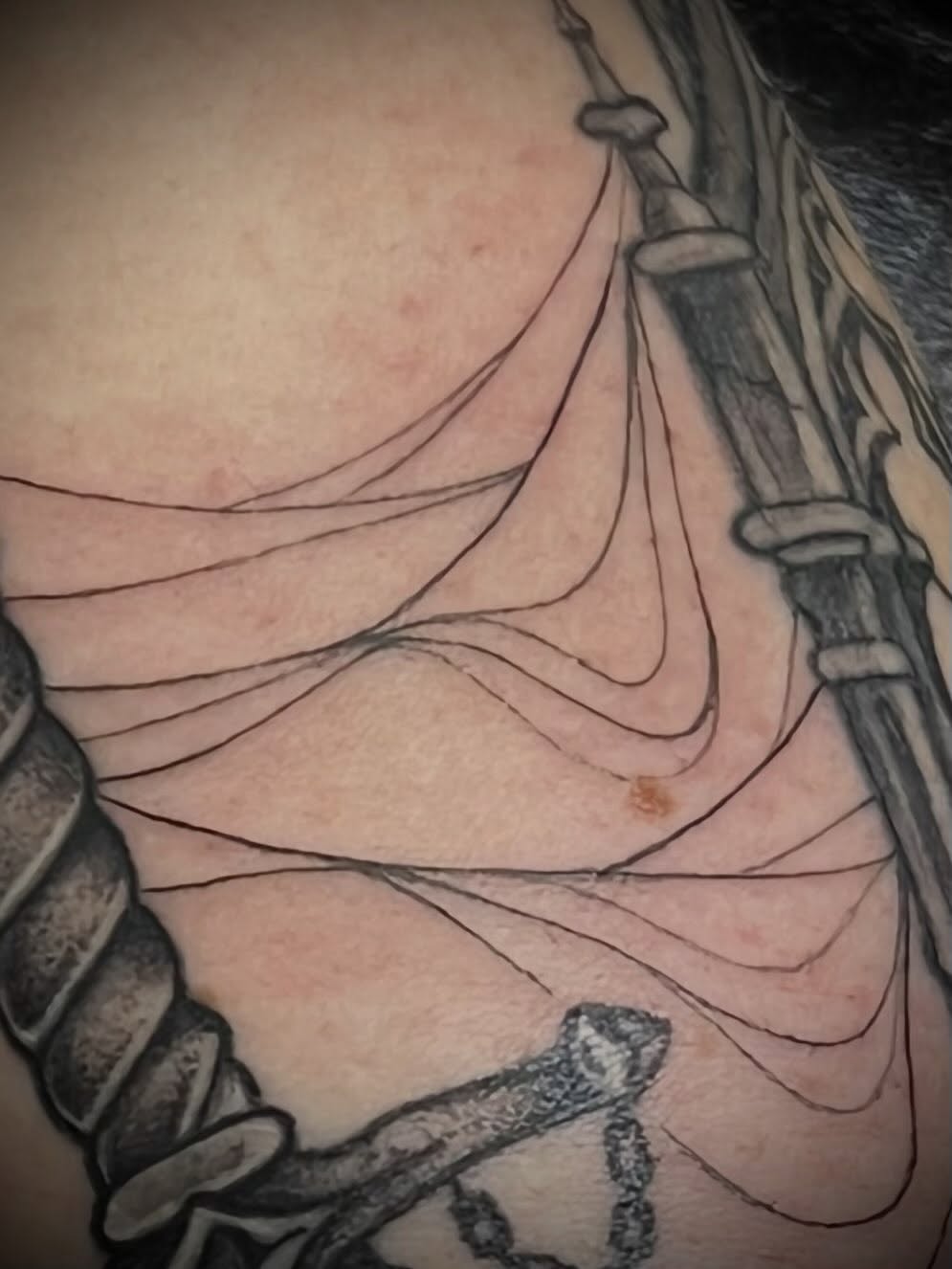 Tattoo by @freya_fataletattoo — black_and_grey, realism
