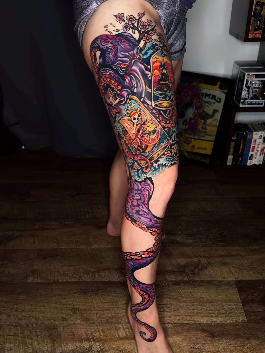 Tattoo by @butz.tattoos — new_school, anime