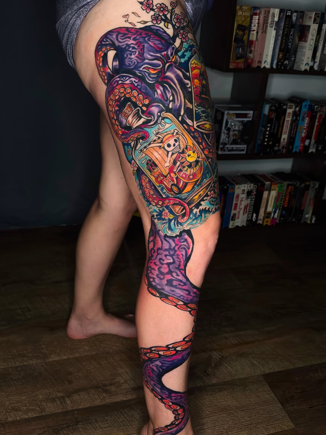 Tattoo by @butz.tattoos — new_school, anime