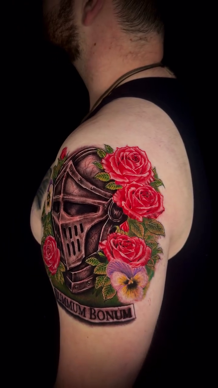 Tattoo by @romanstarkey_ — realism, black_and_grey