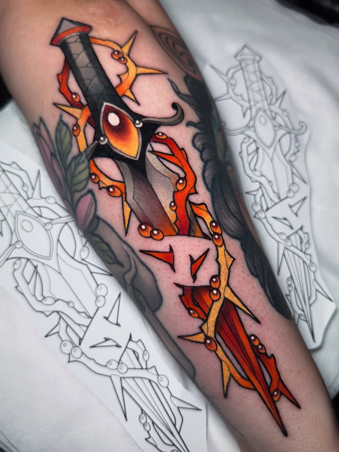 Tattoo by @kikifiligree — neo_traditional, illustrative