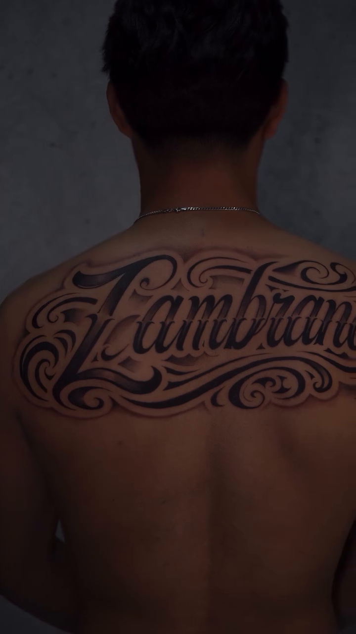 Tattoo by @inkbydame — lettering_script