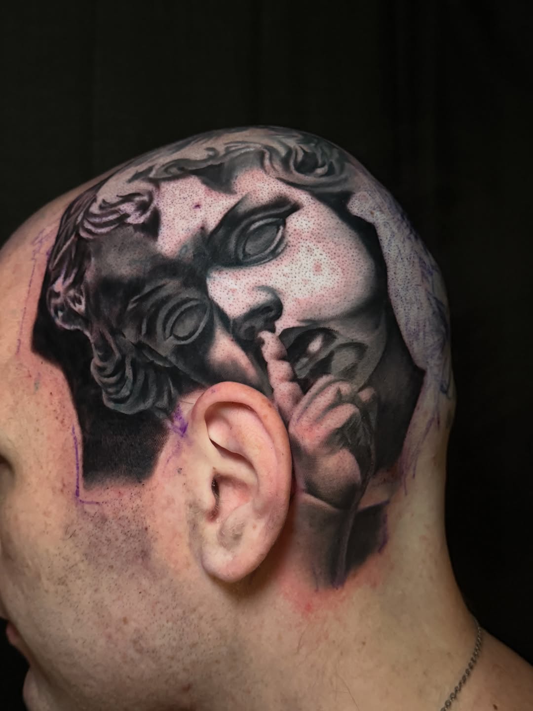 Tattoo by @sick.tatsbro — realism, black_and_grey