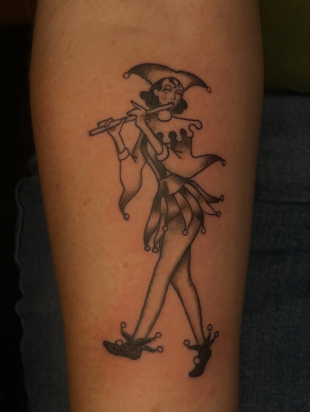 Tattoo by @james.needle — american_traditional, black_and_grey
