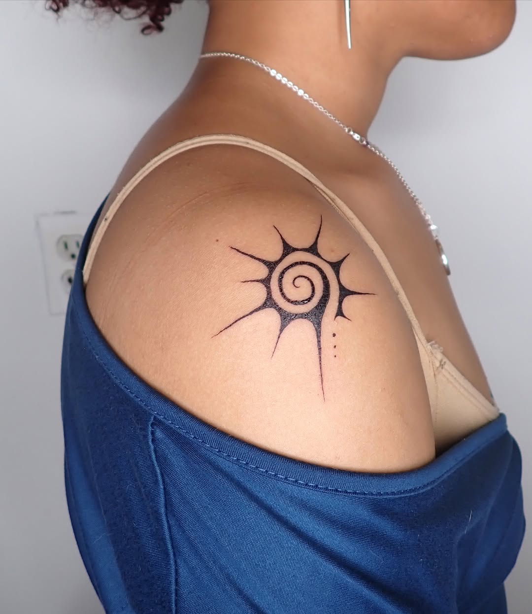 Tattoo by @growthriing โ geometric, dotwork