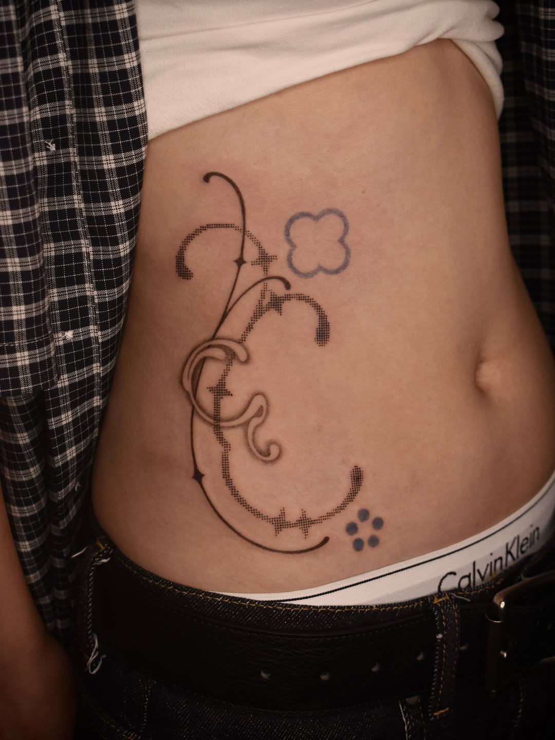 Tattoo by @hanmi.ink — fine_line, dotwork