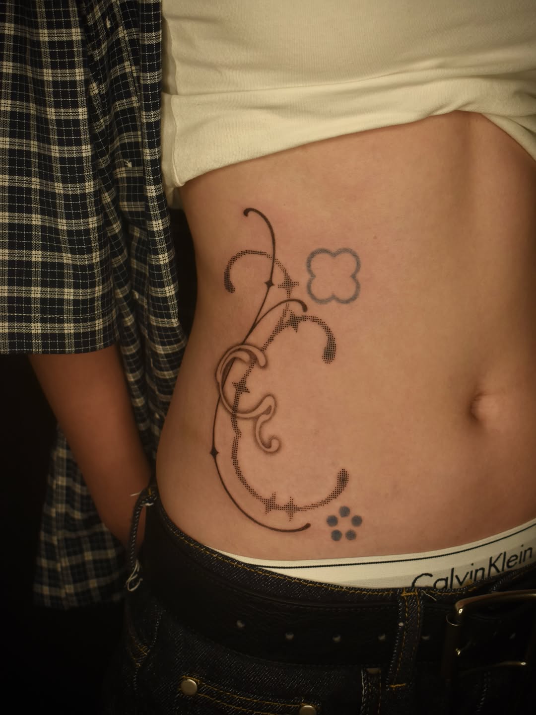 Tattoo by @hanmi.ink — fine_line, dotwork