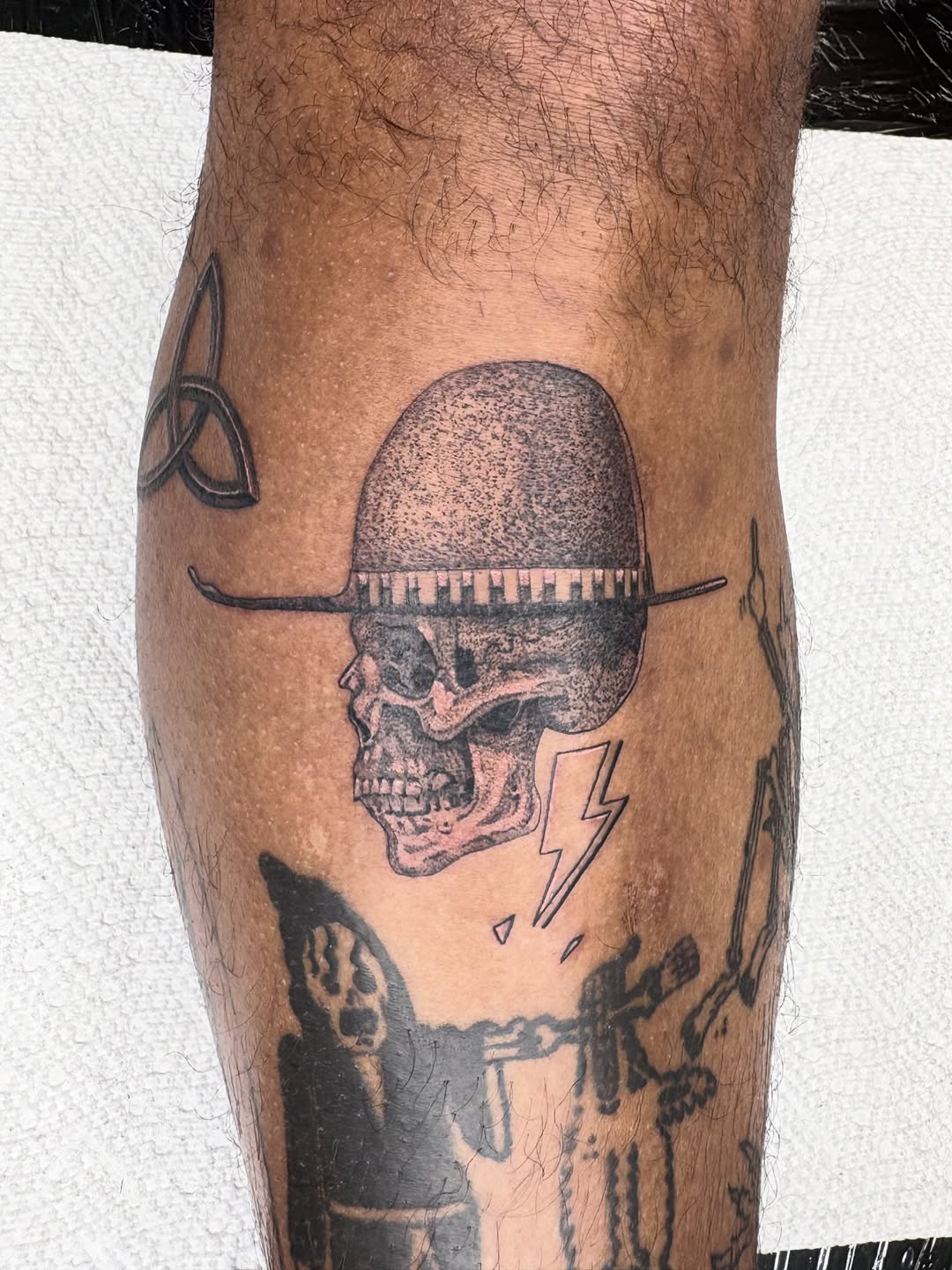 Tattoo by @totally.tattoo — black_and_grey, realism