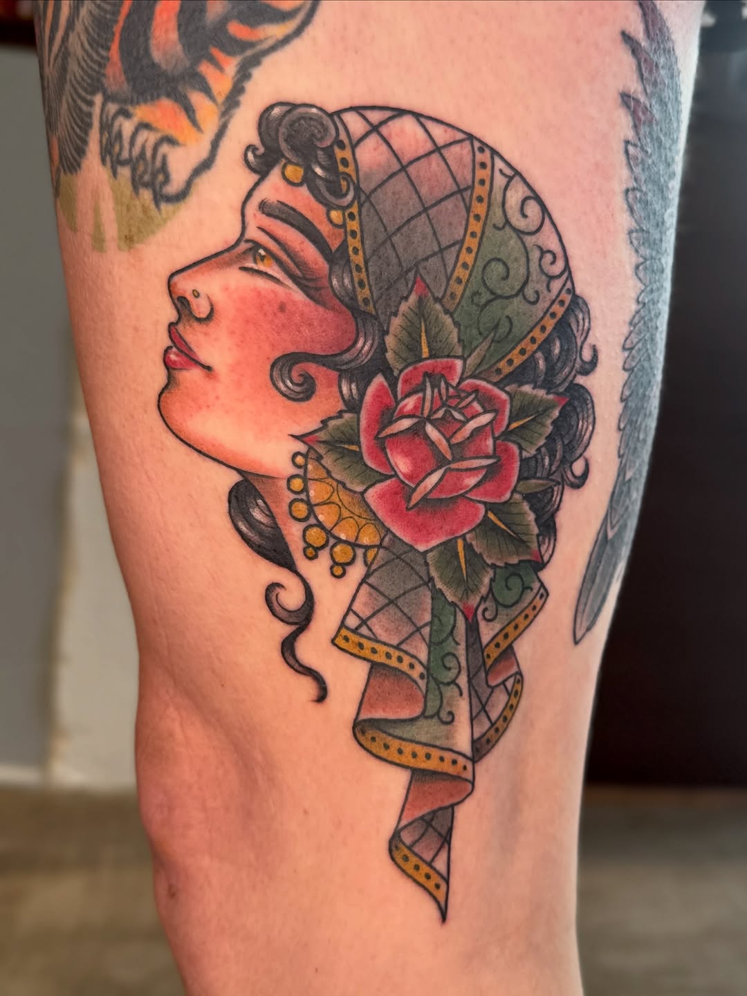 Tattoo by @amydooz — american_traditional, neo_traditional