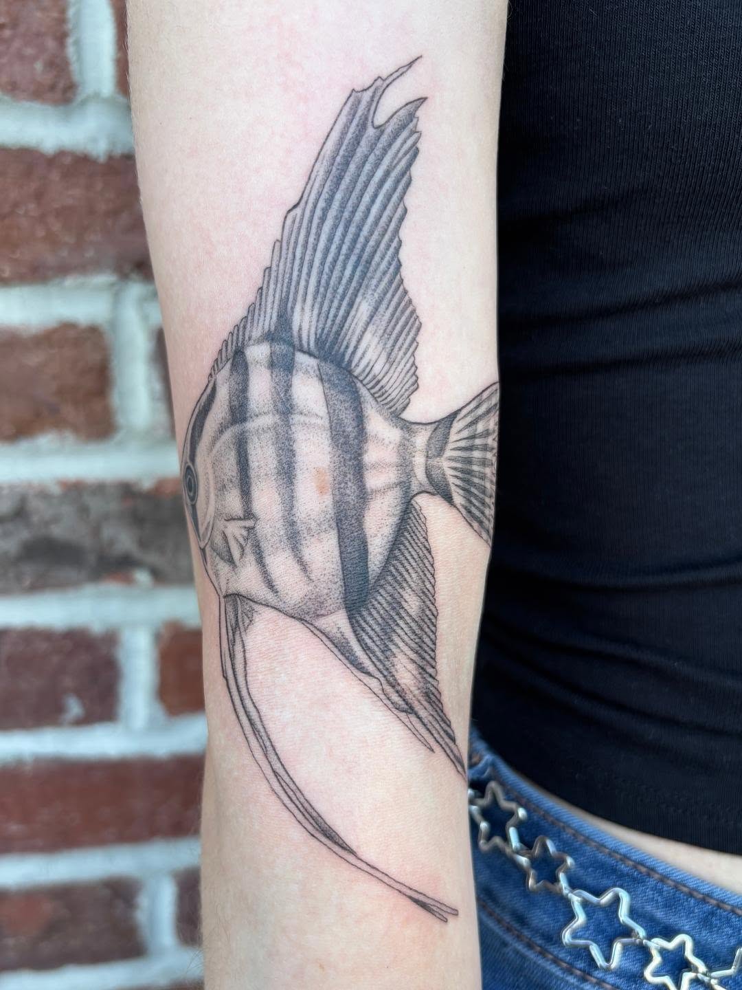 Tattoo by @colormemegantattoos — black_and_grey, realism