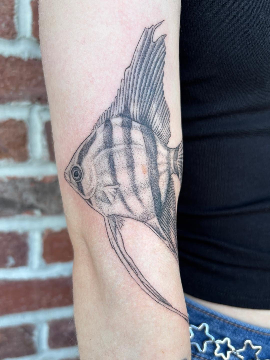 Tattoo by @colormemegantattoos — black_and_grey, realism