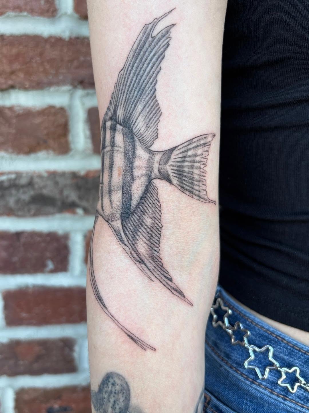 Tattoo by @colormemegantattoos — black_and_grey, realism