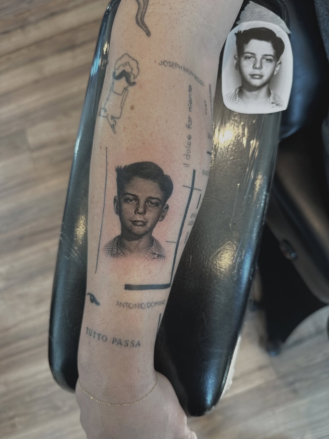 Tattoo by @paigejeantattoos — realism, black_and_grey