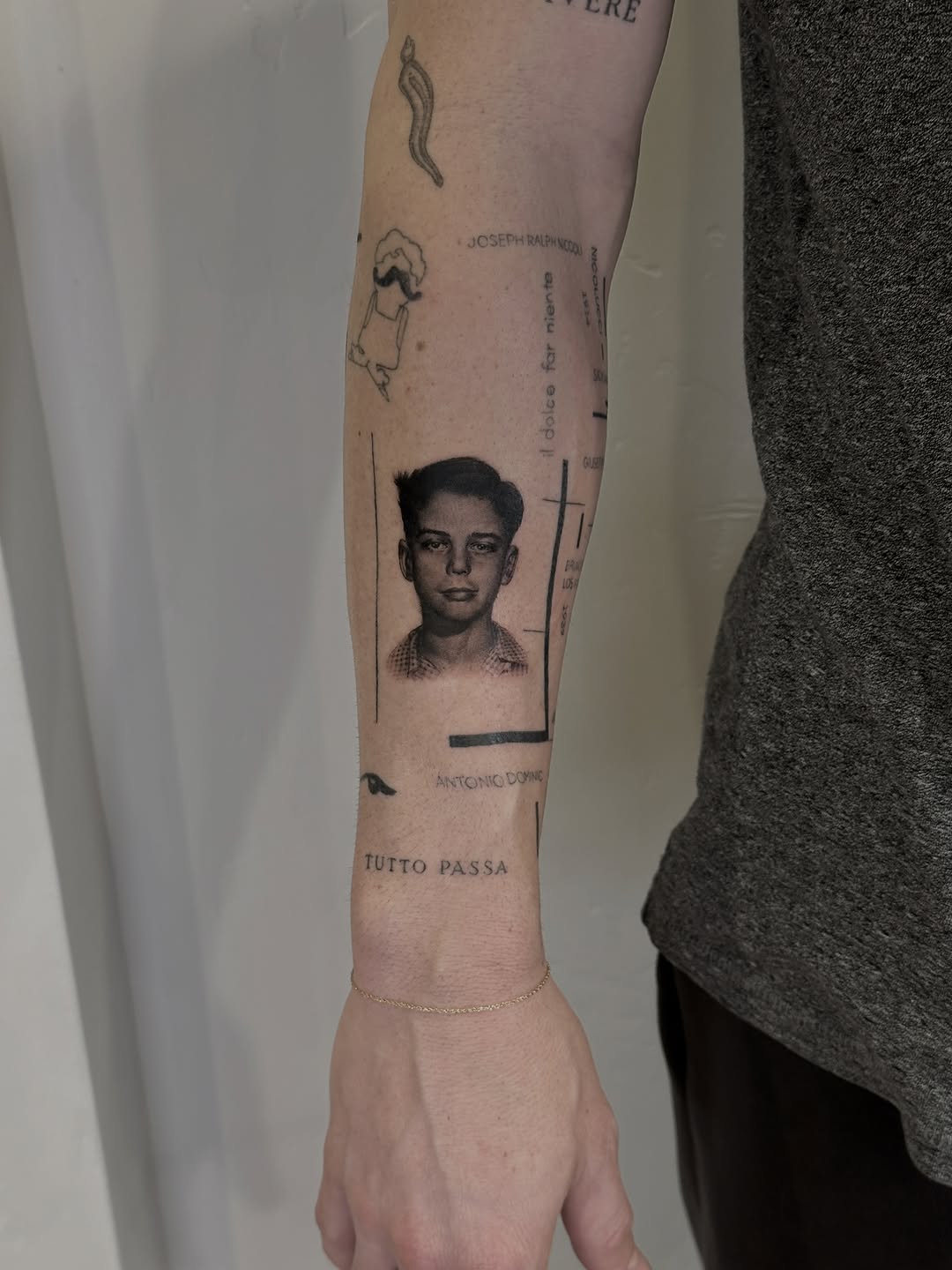 Tattoo by @paigejeantattoos — black_and_grey, fine_line