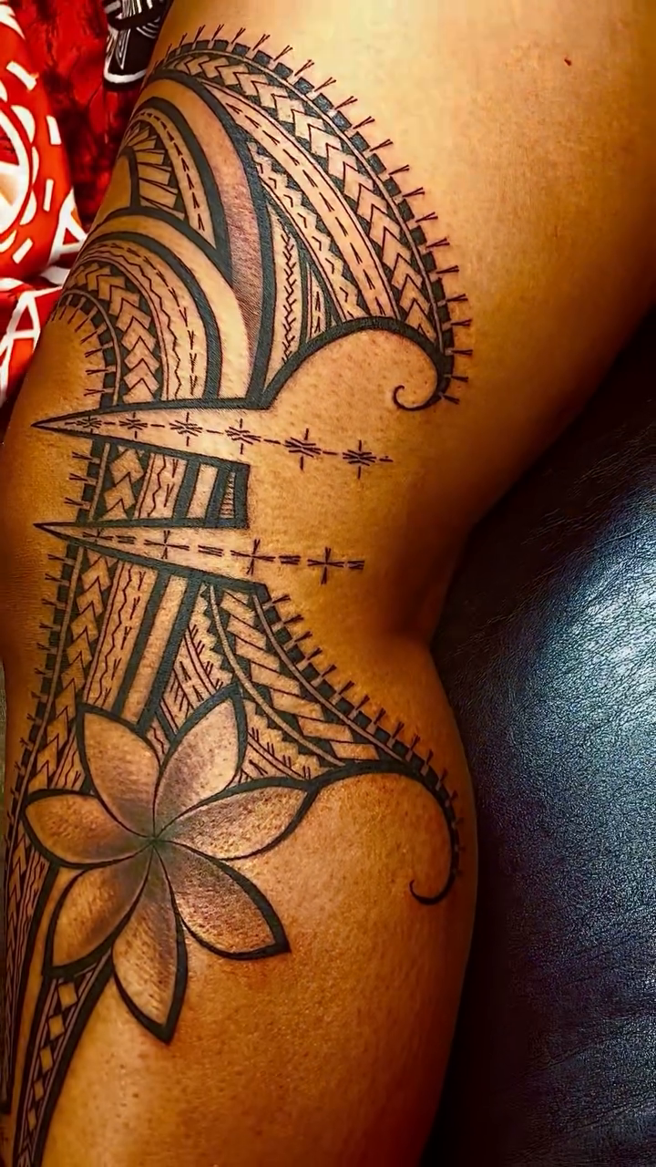 Tattoo by @redneckusotattoo — tribal, blackwork