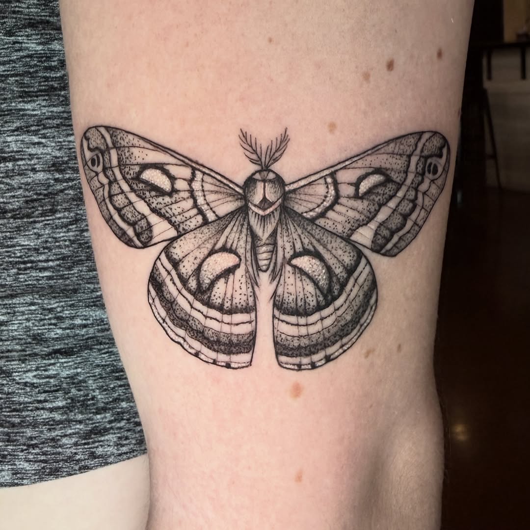 Tattoo by @mccollumtattoo โ dotwork, black_and_grey