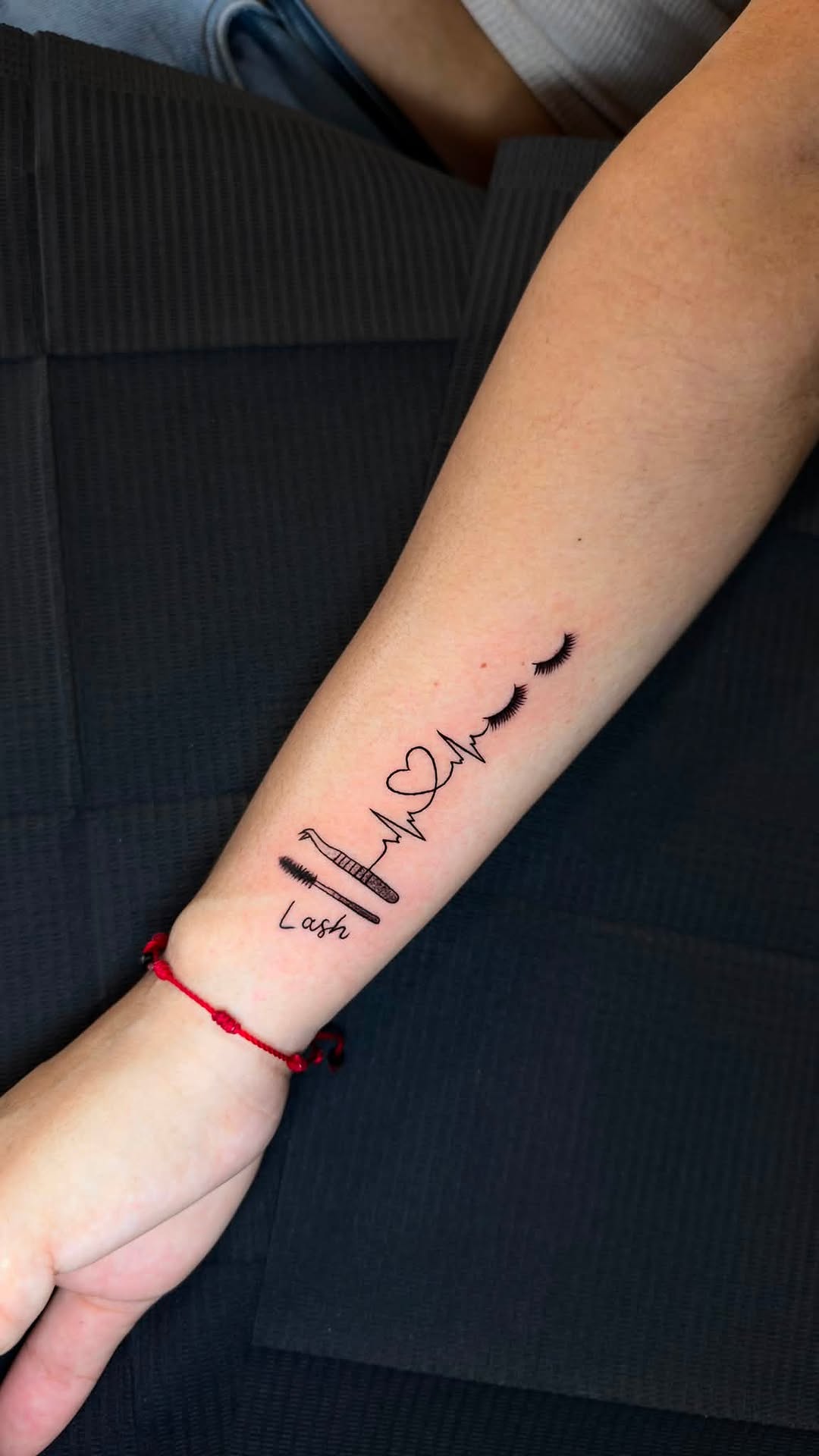 Tattoo by @juanon_tattoos โ fine_line, lettering_script
