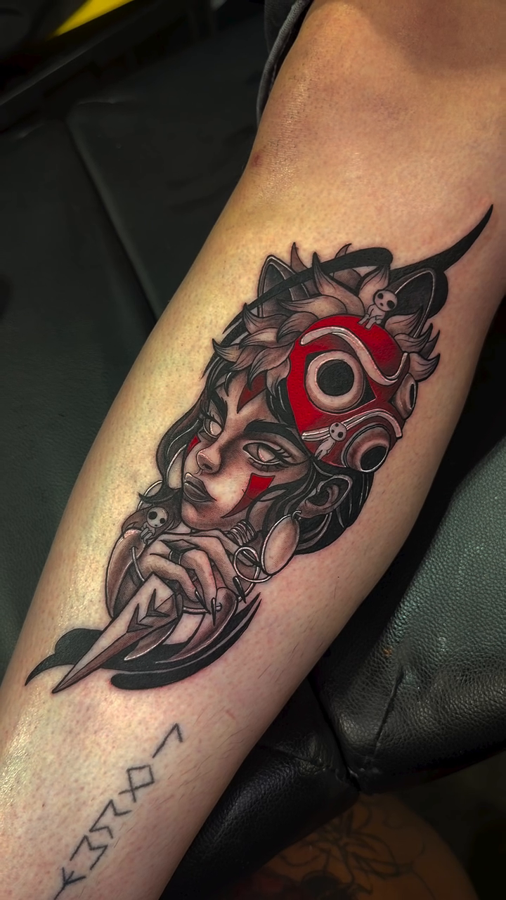 Tattoo by @official.inkk.bae — japanese_irezumi, black_and_grey