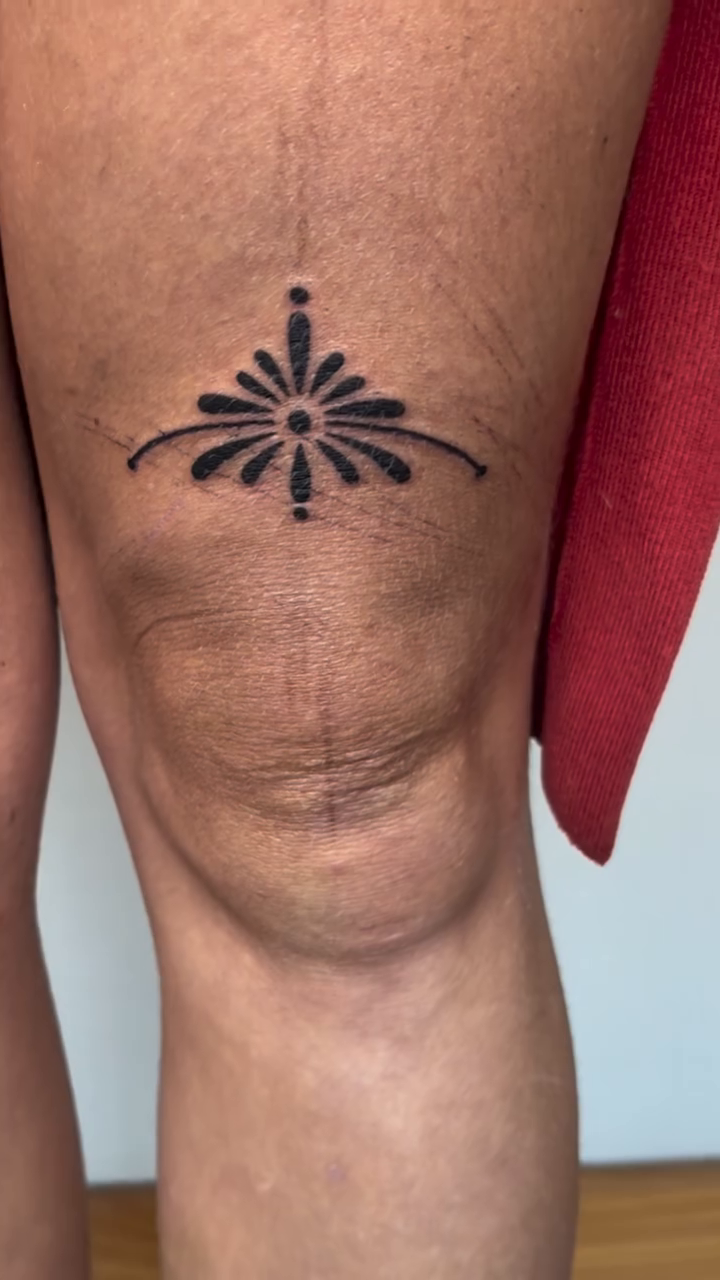 Tattoo by @abigailtattoos β geometric, dotwork