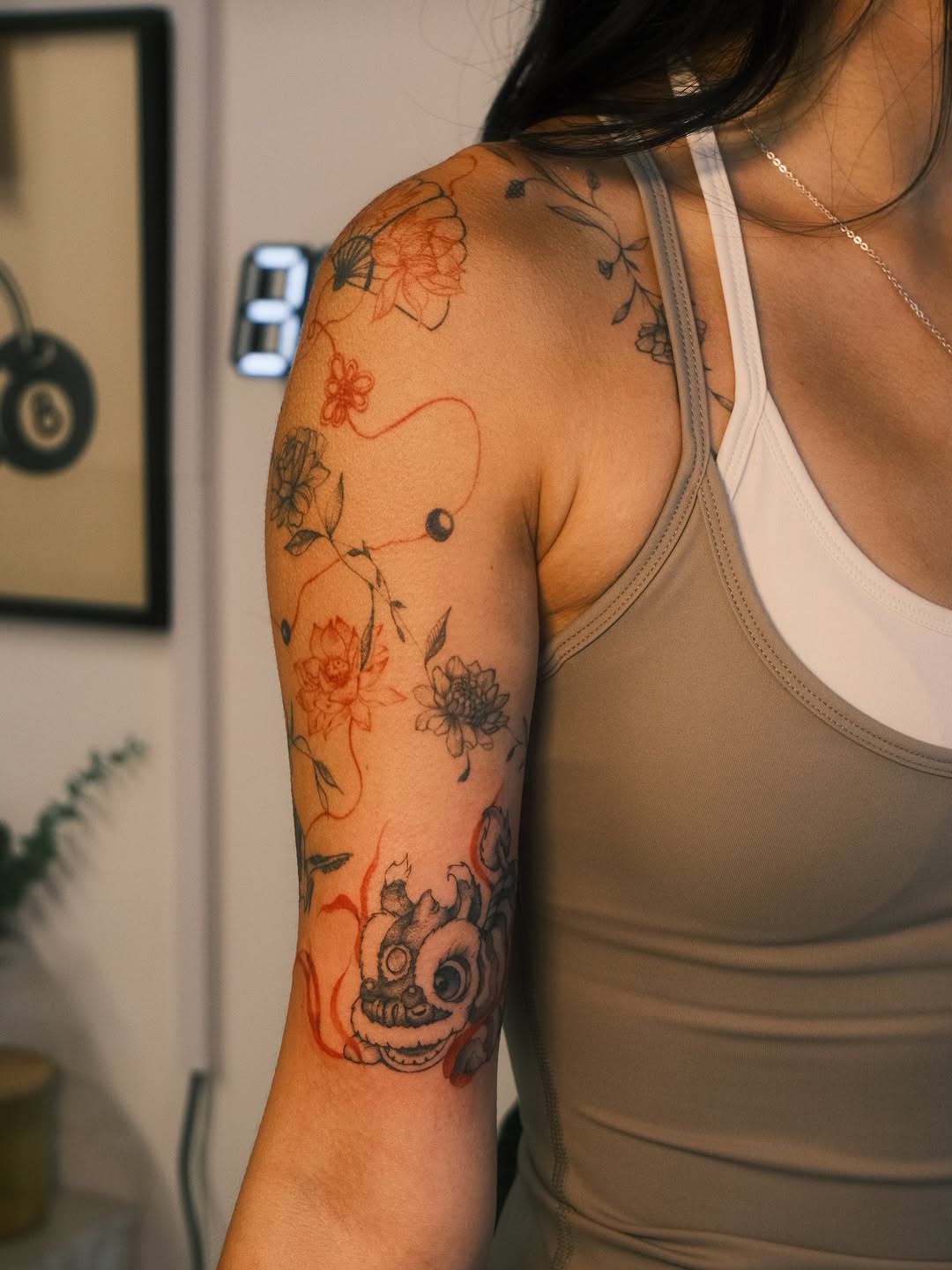 Tattoo by @inksby.thi โ fine_line, black_and_grey