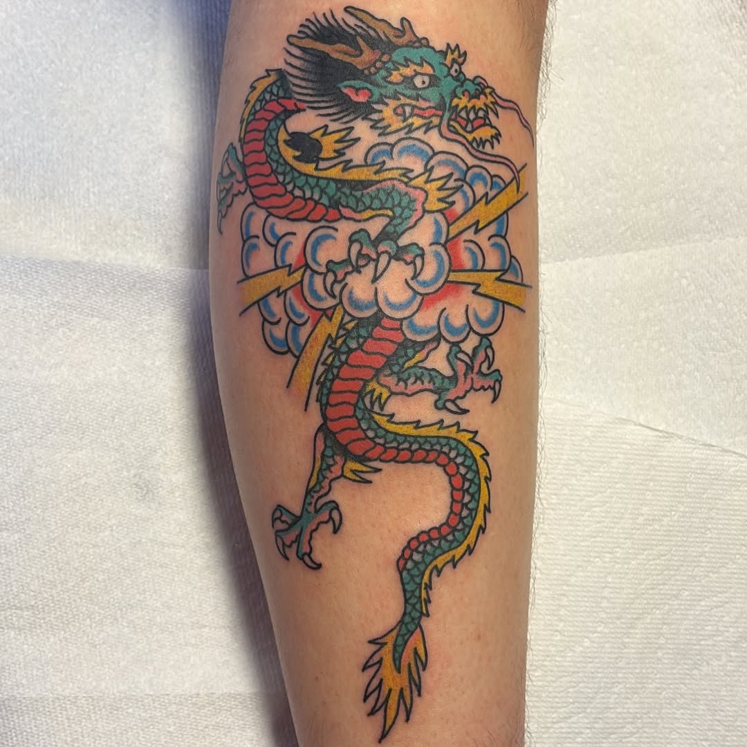 Tattoo by @foreversadaustin — japanese_irezumi, american_traditional